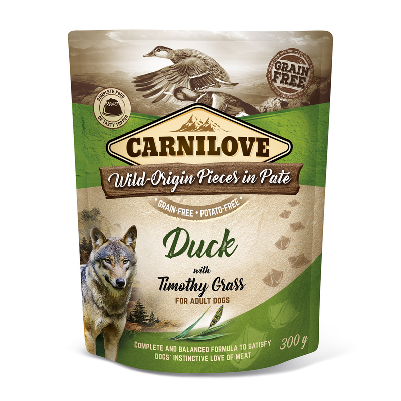 Pâtée Carnilove pour chien au canard et fleurs d&